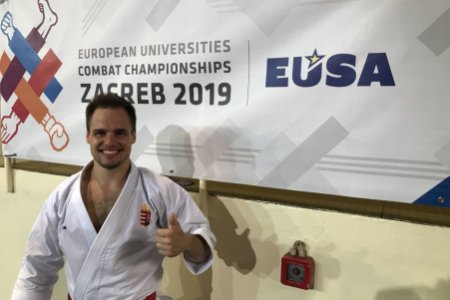 Egyetemi Európa-bajnok lett a karatés Nagy Botond