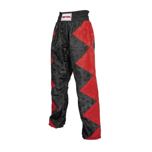 Kick-box trousers, Top Ten, Stripe, red/black
