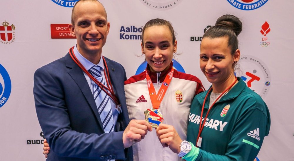 Magyar aranyérem a korosztályos karate Eb-n
