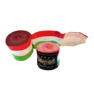 Bandázs, Saman, rugalmas, pamut-poliészter, trikolor, 350 cm
