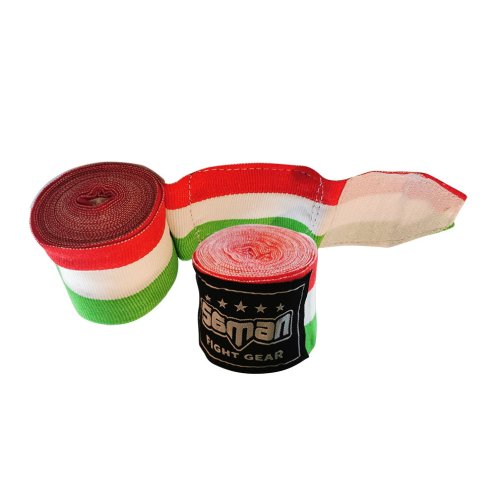 Bandázs, Saman, rugalmas, pamut-poliészter, trikolor, 350 cm