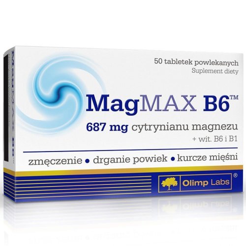 Olimp, MagMAX B6, Vitamin, 50 Capsules