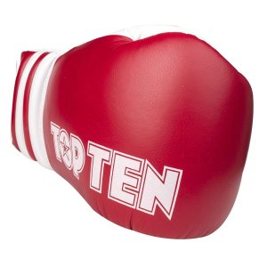 Boxkesztyű, bokszkesztyű, bőr boxkesztyű, fűzős, TopTen, SamanSport