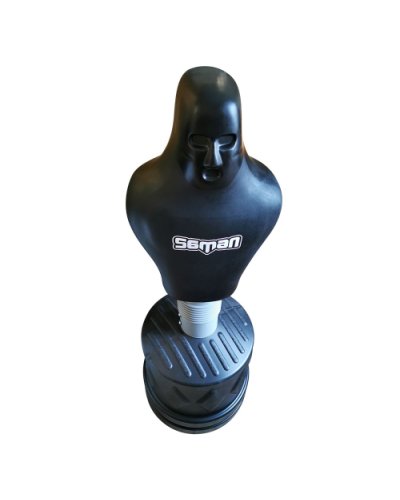 Dummy baba, ütőbábu vízzel tölthető talppal, PU, fekete