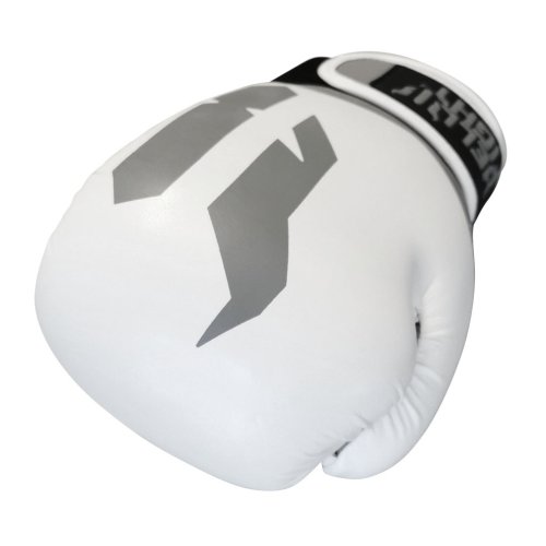 Boxkesztyű, HELL FIGHT, 2026, műbőr, fehér/szürke