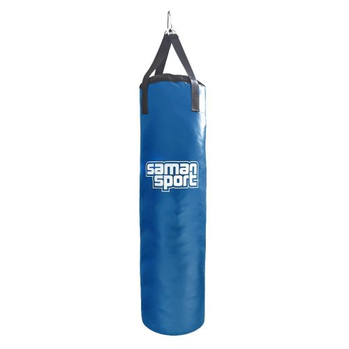 Boxzsák, Outshine, Samansport, műbőr, 120x35 cm, kék