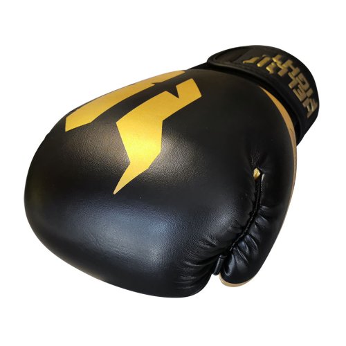 Boxkesztyű, HELL FIGHT, 2026, műbőr, fekete/arany