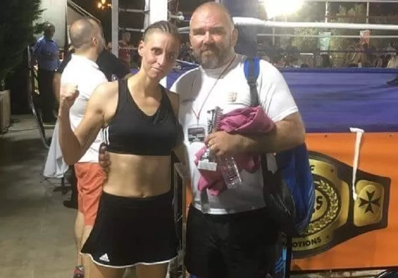 Megnyerte az első külföldi profibokszmeccsét a kick-bokszos lány