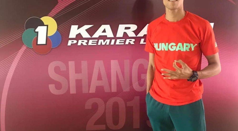 A karatés Tadissi Martial olimpiai kvalifikációs bronzérme