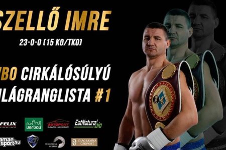Péntektől Szellő Imre vezeti a cirkálósúlyú WBO világranglistát
