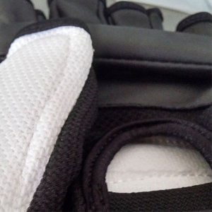 Taekwondo gloves, WTF, Wacoku, white/black