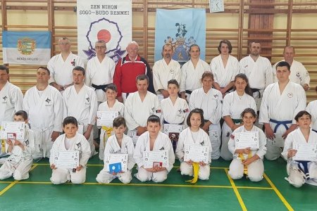 Sikeres nyílt karate szeminárium Békéscsabán