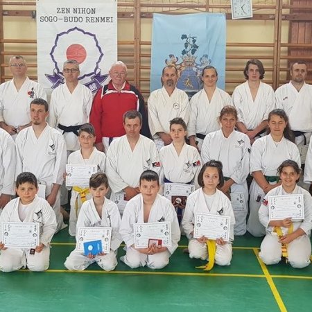Sikeres nyílt karate szeminárium Békéscsabán