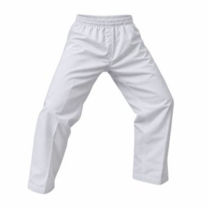 Karate nadrág, Saman, Kumite, poliészter, fehér