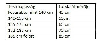 Gym labda 75 cm