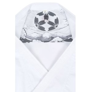 Karate ruha, Hayashi, WKF, Migoto, szürke hímzéssel