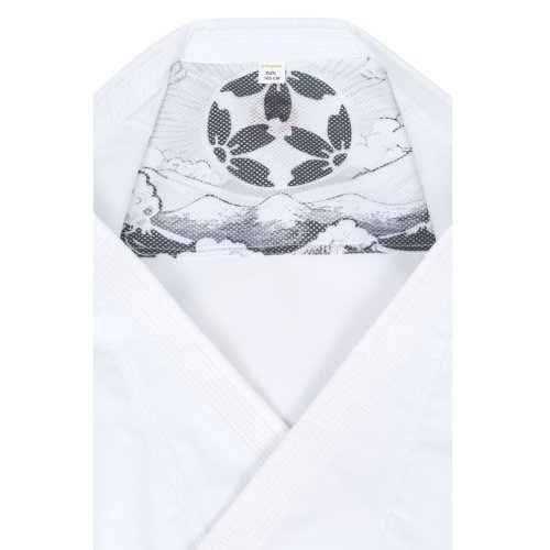 Karate ruha, Hayashi, WKF, Migoto, szürke hímzéssel