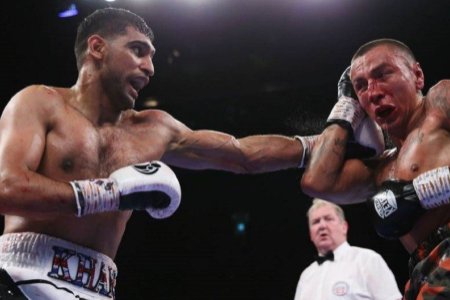 Amir Khan nyert, Sam Eggington elbukott