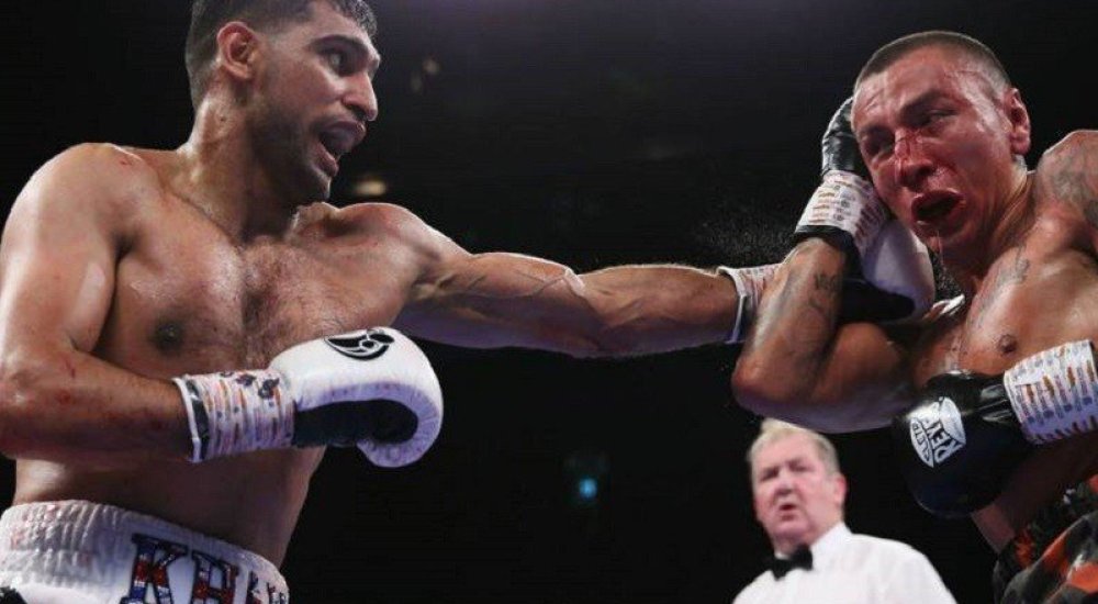 Amir Khan nyert, Sam Eggington elbukott