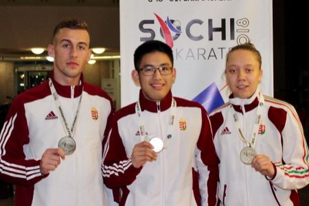 Három magyar érem a karate Eb-n