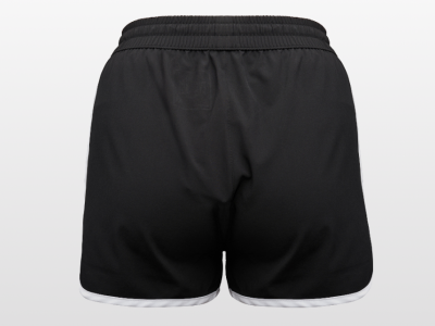 Box nadrág, Everlast, Laly Short, női, fekete-fehér