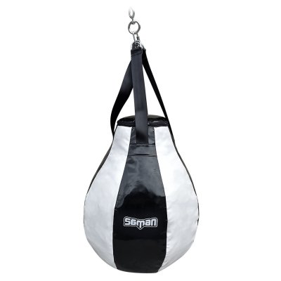 Punching bag, Saman, Spirit of Fight, Berry, 62x52x52 cm, PU, black/white