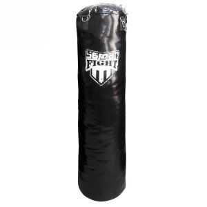 Boxzsák 150x40 cm, Saman Spirit of Fight, műbőr, lánccal