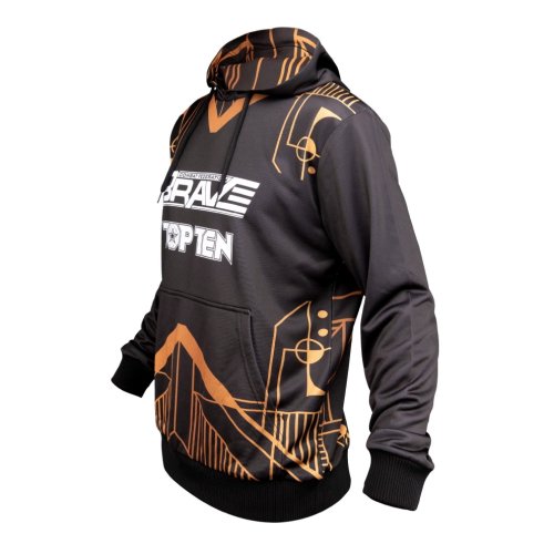 Kapucnis pulóver TOP TEN MMA „BRAVE”