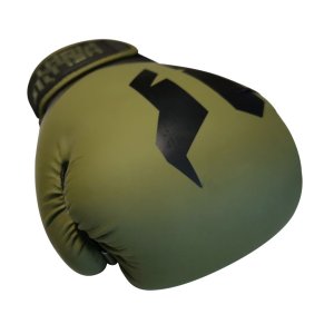 Boxkesztyű, HELL FIGHT, 2026, műbőr, oliva/fekete