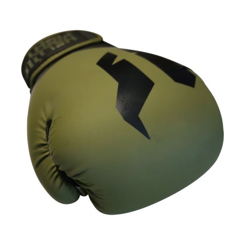 Boxkesztyű, HELL FIGHT, 2026, műbőr, oliva/fekete