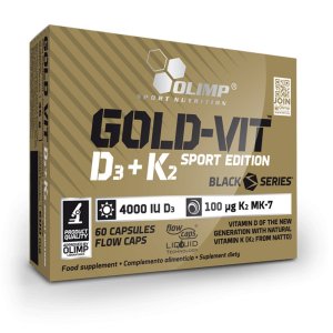 Olimp, Gold-Vit, D3+K2 Sport Edition vitamin, 60 kapszula
