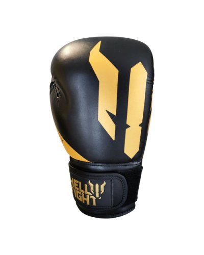 Boxkesztyű, HELL FIGHT, 2026, műbőr, fekete/arany