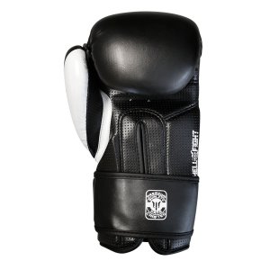 Boxkesztyű, HELL FIGHT, 2026, műbőr, fekete/fehér