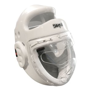 Head guard, Saman, Full Guard, white