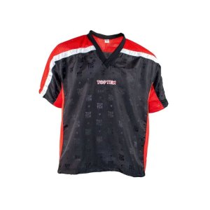 Kick-box felső, Top Ten, Mesh, fekete-piros szín, 130 cm méret