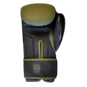 Boxkesztyű, HELL FIGHT, 2026, műbőr, oliva/fekete