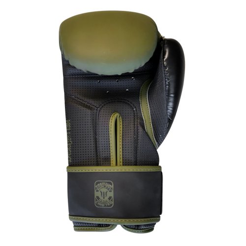 Boxkesztyű, HELL FIGHT, 2026, műbőr, oliva/fekete
