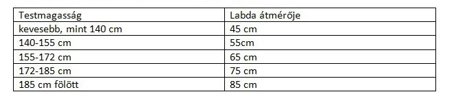 Gym labdák