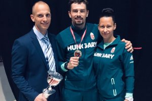 A karatés Hárspataki Gábor olimpiai kvalifikációs diadala