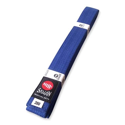 Belt, Saman, cotton, blue