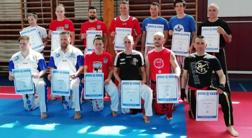 Rákóczi Renáta sikeres kick-box mestervizsgát tett