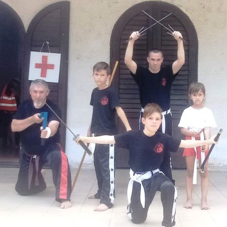 Kick-box bemutató Okányban