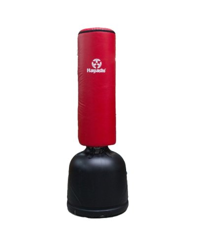 Álló boxzsák, Hayashi, PU borítással, állítható magassággal, piros