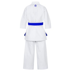Karate ruha, Hayashi, WKF, Migoto, piros és kék hímzéssel