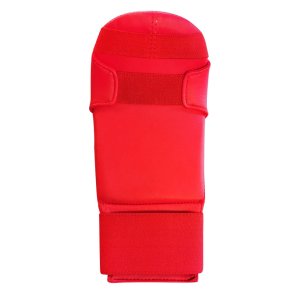 Karate mitt, Saman, Competition, karate, artificial leather, red