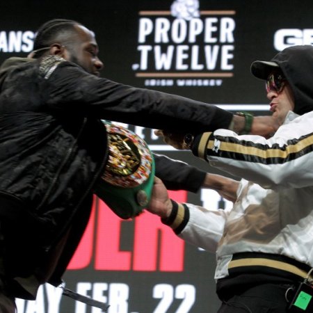 Hatalmas balhé a Wilder-Fury sajtótájékoztatón