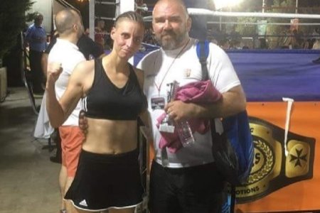 Megnyerte az első külföldi profibokszmeccsét a kick-bokszos lány