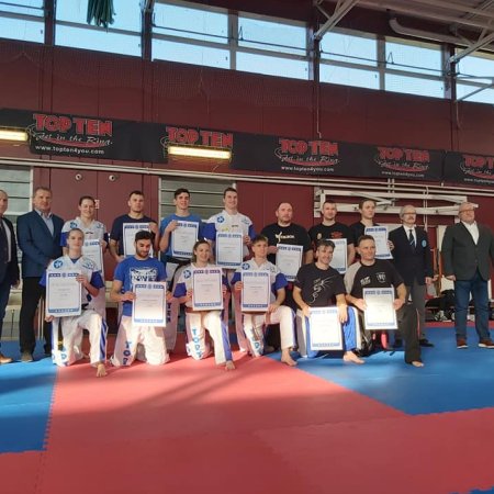 Kick-box: dan vizsga és évértékelés