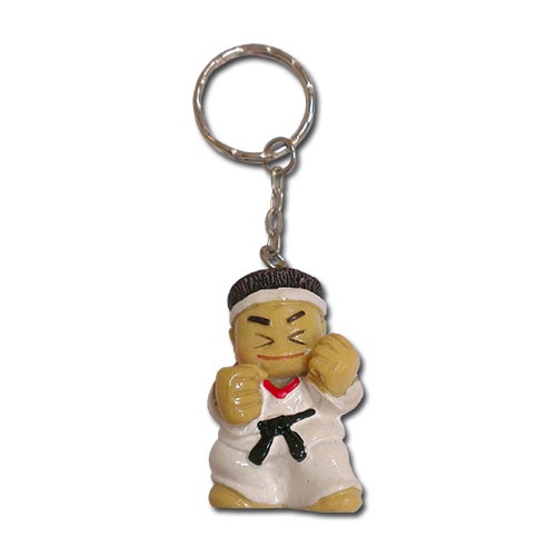Key ring, karate figure