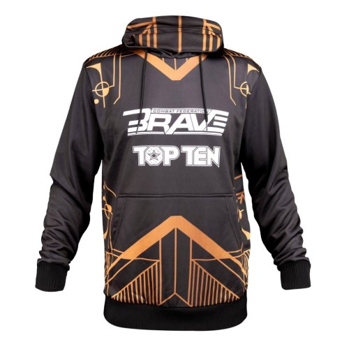 Kapucnis pulóver TOP TEN MMA „BRAVE”